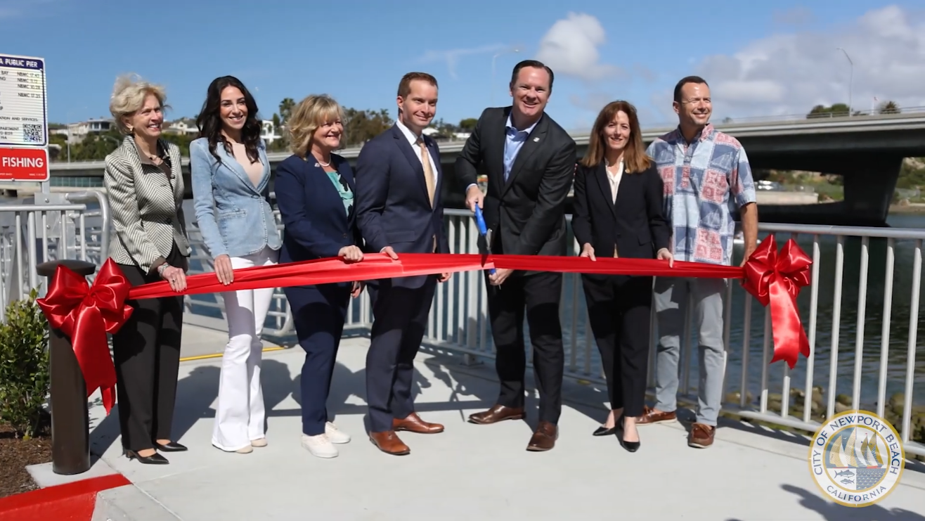 City of Newport Beach Balboa Pier Ribbon Cutting